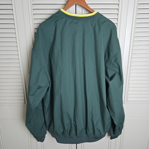 Nike Oregon Ducks Center Swoosh Pullover Windbreaker Jacket Men Sz XXL Y2K - Picture 2 of 10
